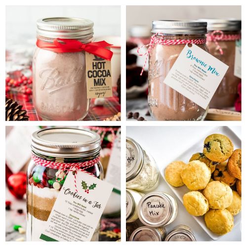 24 Baking Mix Holiday Mason Jar Gifts- Treat your friends and family to delicious homemade gifts this season with these Mason Jar baking mix gifts! From cookie and brownie mixes to muffins and hot chocolate, these simple DIY recipes are perfect for the holidays or any special occasion. Your recipients will love the creative (and tasty!) touch. | #MasonJarGifts #DIYHolidayGifts #GiftIdeas #FoodGifts #ACultivatedNest 24 Baking Mix Holiday Mason Jar Gifts- Treat your friends and family to delicious homemade gifts this season with these Mason Jar baking mix gifts! From cookie and brownie mixes to muffins and hot chocolate, these simple DIY recipes are perfect for the holidays or any special occasion. Your recipients will love the creative (and tasty!) touch. | #MasonJarGifts #DIYHolidayGifts #GiftIdeas #FoodGifts #ACultivatedNest