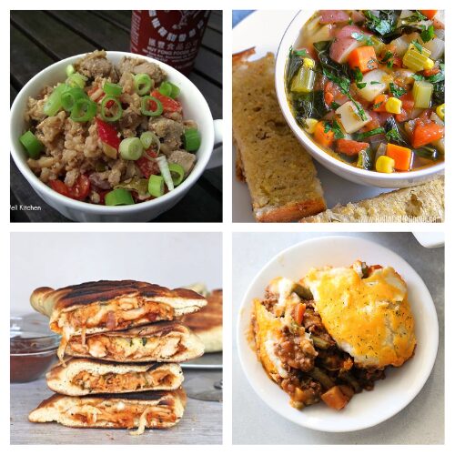 16 Fat Tuesday Freezer Clean-Out Recipes- Need dinner inspiration and want to save money? Try these Fat Tuesday freezer clean-out recipes! These delicious meals use ingredients you already have in your freezer- perfect for reducing waste, using up leftovers, or cleaning out before your next grocery run. From savory casseroles to zesty stir-fries, there’s something for everyone. | #FreezerCleanOut #DinnerIdeas #FatTuesdayRecipes #MardiGras #ACultivatedNest