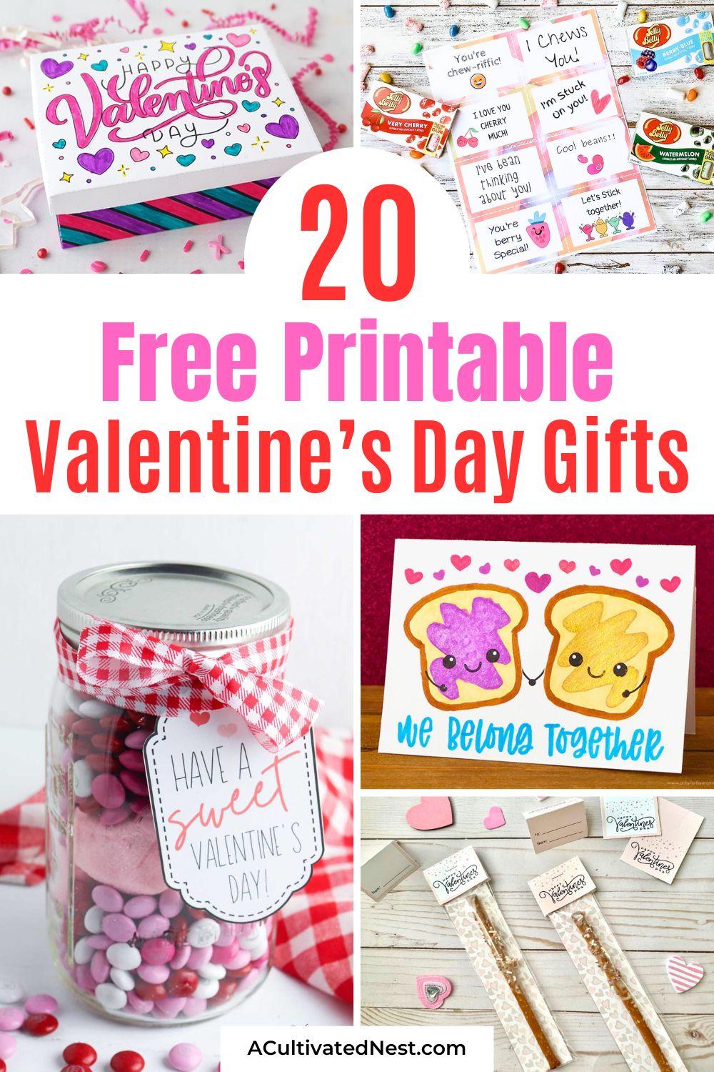 20 Free Printable Valentine's Day Gifts