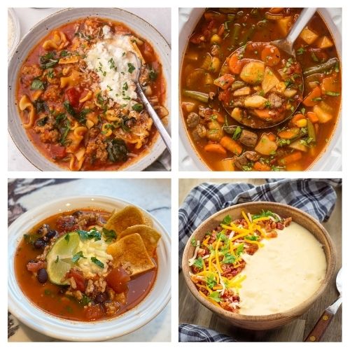 20 5-Ingredient Slow Cooker Soup Recipes- Stop stressing over dinner! These slow cooker soup recipes use 5 ingredients or less, making them the ultimate life hack for busy weeknights. Whether you're craving a hearty potato soup or a zesty taco chili, these easy crock-pot meals save you time and money without sacrificing flavor. Perfect for meal prepping or those days when you just need a "set-it-and-forget-it" dinner solution that the whole family will love. | #SlowCookerRecipes #CrockpotSoups #5IngredientMeals #EasyDinnerIdeas #ACultivatedNest