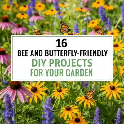 16 Bee and Butterfly-Friendly DIY Projects for Your Garden