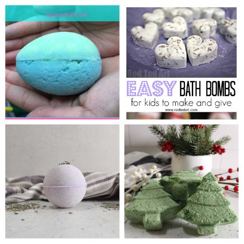 24 Fun and Fizzy DIY Bath Bombs for Kids- Looking for a fun indoor activity for a cold or rainy day? These DIY bath bomb recipes for kids are the ultimate boredom buster! From hidden toy surprises to vibrant colors and fizzy science, these easy homemade bath bombs use frugal ingredients you probably already have in your pantry. Perfect for sensory play and making bath time the best part of the day! | #DIYBathBombs #BathBombsForKids #IndoorActivities #DIYCrafts #ACultivatedNest