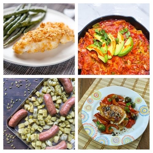 40 Sheet Pan Meals for Pantry Challenge Dinners- Master the art of the "one-pan plan" with flexible sheet pan recipes perfect for busy weeknights! Low prep and zero cleanup- use what you already have in your pantry and freezer to whip up healthy, roasted meals. The ultimate guide to stress-free cooking when you can't make it to the store. | #OnePanMeal #EasyDinner #PantryRecipes #SheetPanRecipes #ACultivatedNest