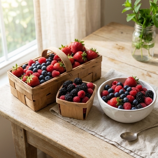 16 Creative Ways to Use Fresh Summer Berries- Wondering what to do with a big haul of fresh summer fruit? Step beyond the basic berry pie and discover unique and delicious ways to use fresh strawberries, blueberries, blackberries, and raspberries! From quick morning bakes and artisan desserts to refreshing seasonal drinks, these easy recipes celebrate summer's best produce. | #berries #healthyRecipes #dessertRecipes #summerRecipes #ACultivatedNest