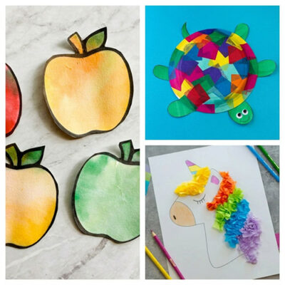 28 Fun and Creative Tissue Paper Kids Crafts