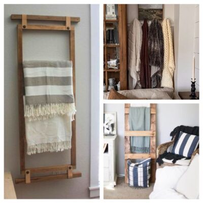 16 Genius Space-Saving Ways to Store Blankets & Throws