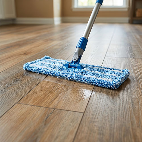 The Ultimate Floor Care Guide- Keep your floors looking brand new without ruining them! Cleaning different types of flooring requires the right techniques. From hardwood and tile to LVP and laminate, this guide covers the must-know maintenance rules, best tools, and essential tips every homeowner needs to avoid water damage and build-up. | #FloorCleaning #HomeCareTips #CleaningHacks #HardwoodFloors #ACultivatedNest