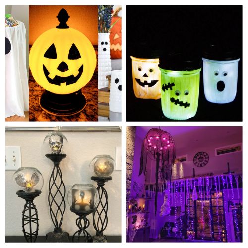 12 DIY Halloween Indoor Decor Crafts & Tutorials- Transform your home into a cozy, haunted retreat without breaking the bank! Discover easy DIY Halloween indoor decor crafts using simple supplies, upcycled items, and fun paper cutouts. Perfect for mantels, entryways, and tabletop displays. | #HalloweenDIY #HalloweenDecor #SpookySeason #DIYCrafts #ACultivatedNest