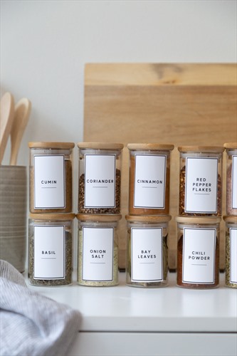 10 Free Spice Jar Printable Labels- Ready for a kitchen refresh? Give your spice collection a budget-friendly makeover with these stunning FREE printable spice jar labels! From minimalist modern to charming farmhouse styles, there’s a design for every kitchen. Say goodbye to pantry clutter and hello to beautifully organized, easy-to-find seasonings! |#kitchenorganization #pantryorganization #spicejarlabels #freeprintables #ACultivatedNest